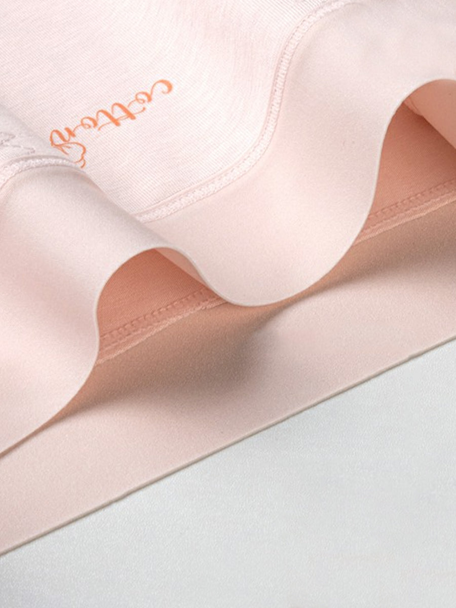 6 Pieces Women High Waist Pure Color Cotton Underwear