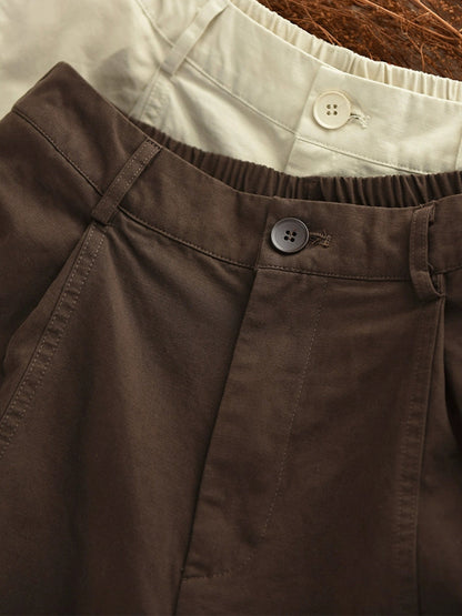 Women Autumn Casual Pure Color 100%Cotton Harem Pants
