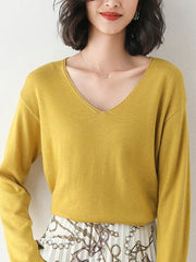 Yellow/V-Neck