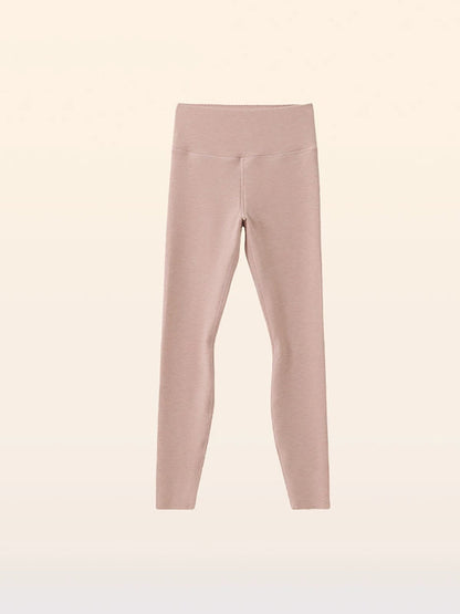 Women Autumn Warm Pure Color High Waist Leggings