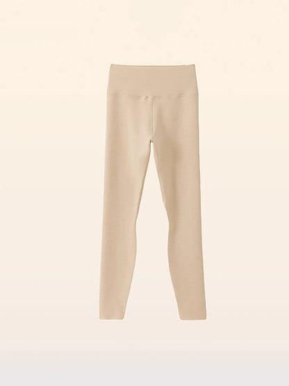 Women Autumn Warm Pure Color High Waist Leggings