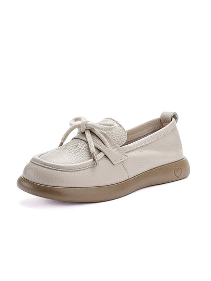 Women Vintage Genuine Leather Soft Flat Shoes