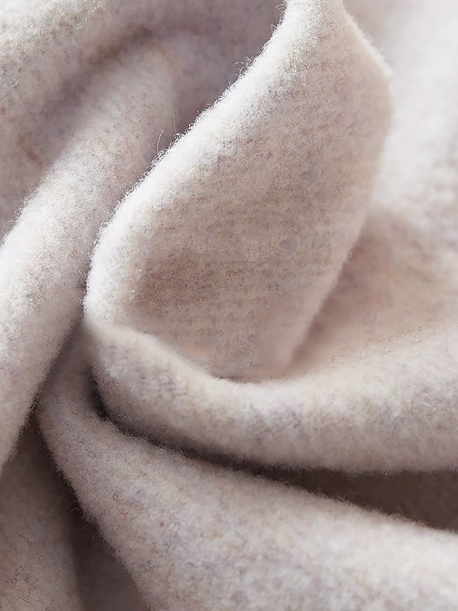 Women Autumn Casual Pure Color V-Neck Base Suits