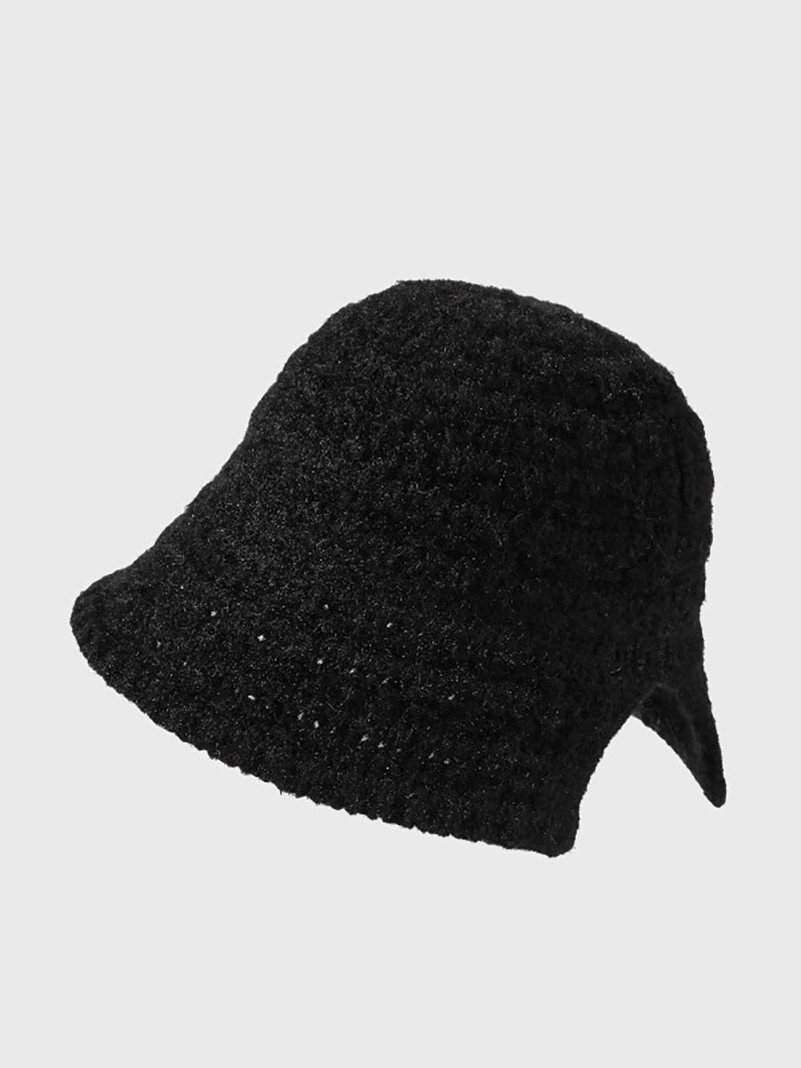 Women Casual Winter Knitted Bucket Hat
