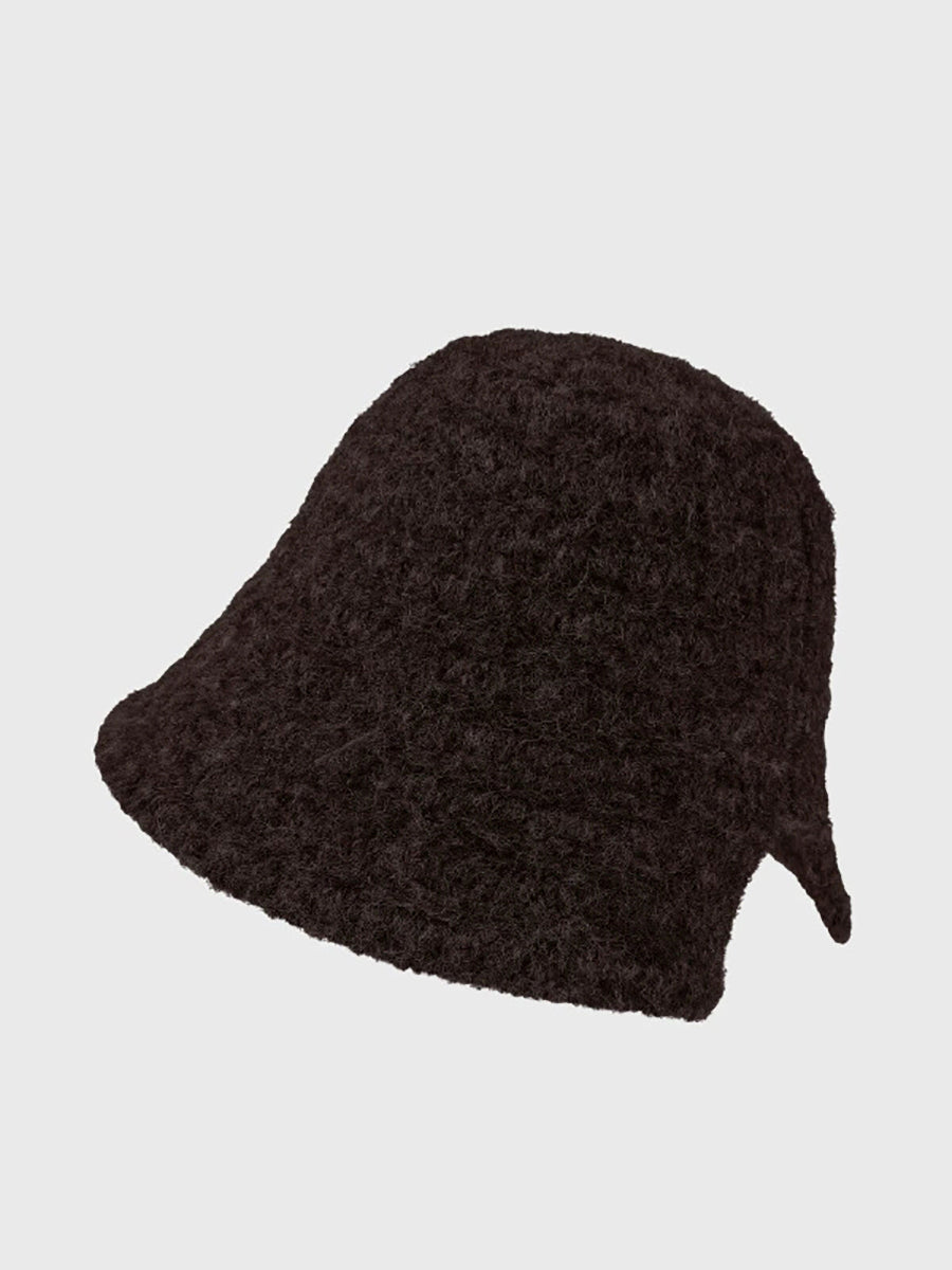 Women Casual Winter Knitted Bucket Hat