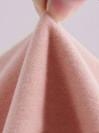 Women Autumn Pure Color Warm Half-Turtleneck Sweater