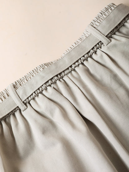 Women Autumn Casual Pure Color Spliced Harem Pants