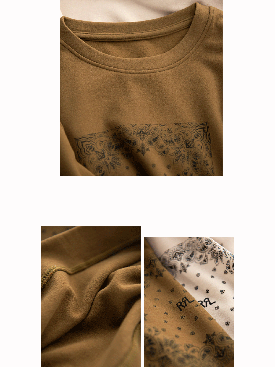 Women Autumn Casual Print O-Neck Blouse