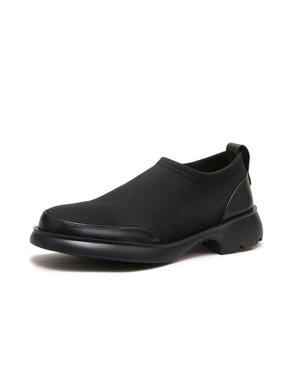 Women Winter Casual Leather Spliced Low Heel Shoes