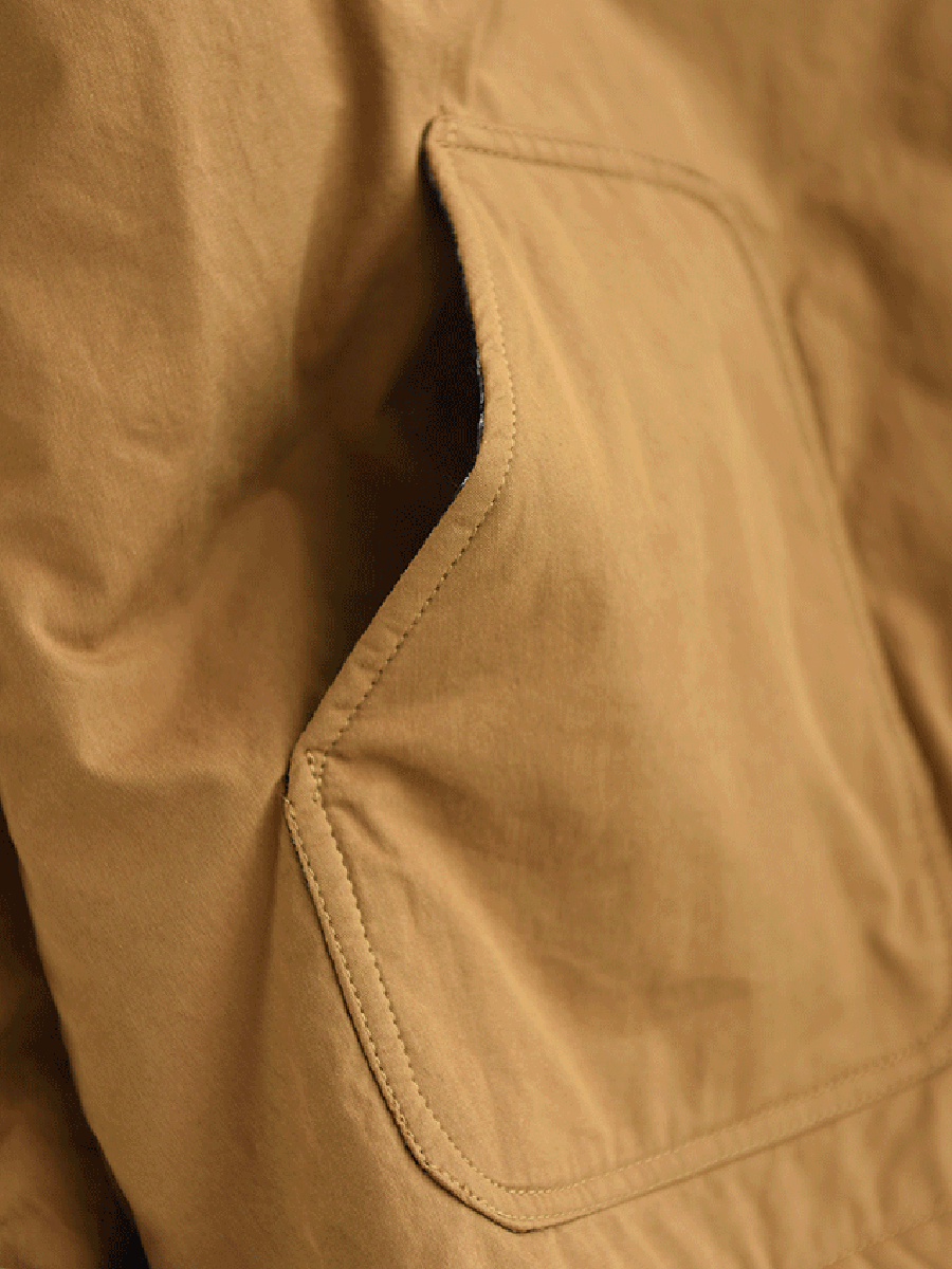 Women Autumn Pure Color 100%Cotton O-Neck Padded Jacket