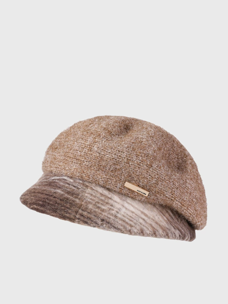 Women Winter Mix Color Knitted Keep Warm Hat