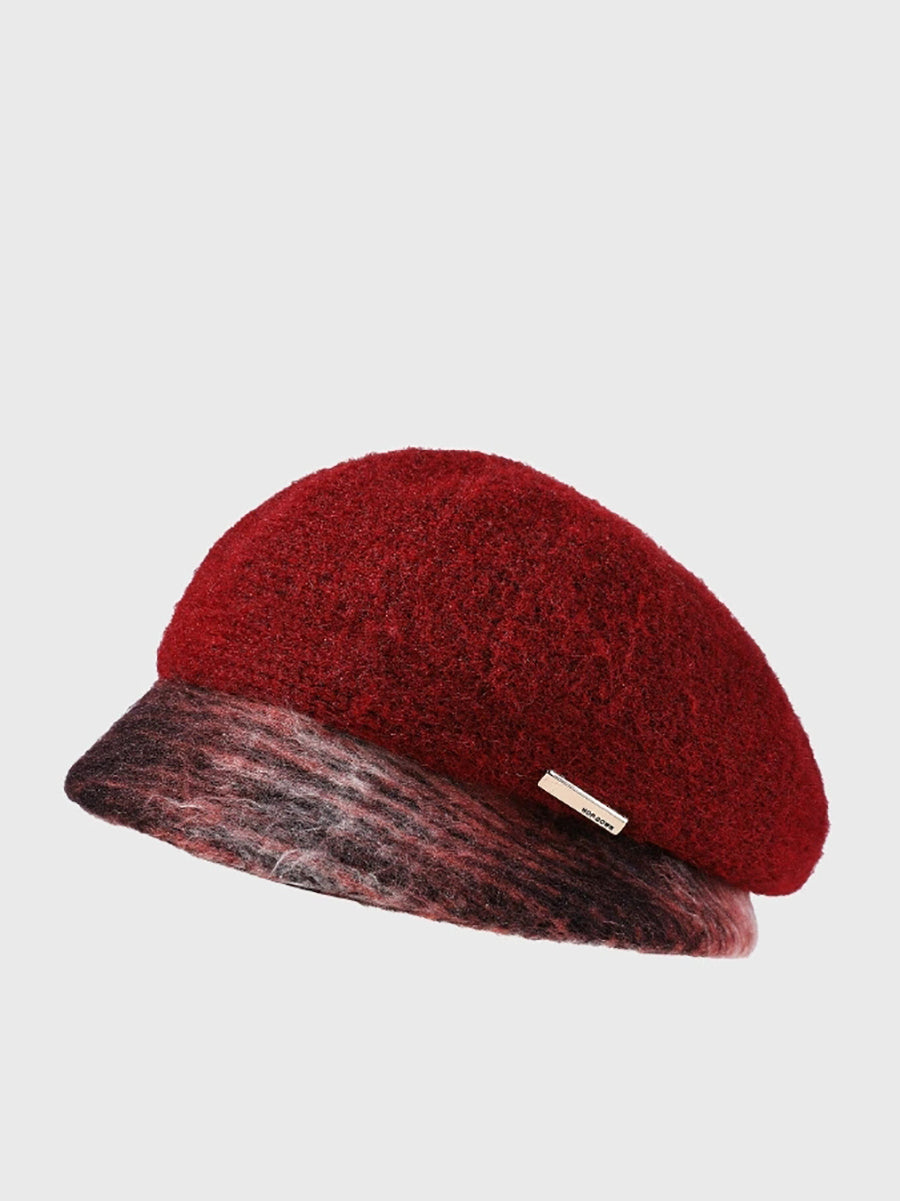 Women Winter Mix Color Knitted Keep Warm Hat