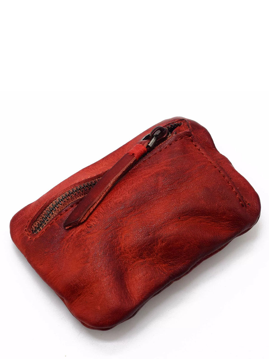 Retro Leather Zipper Multifunction Wallet