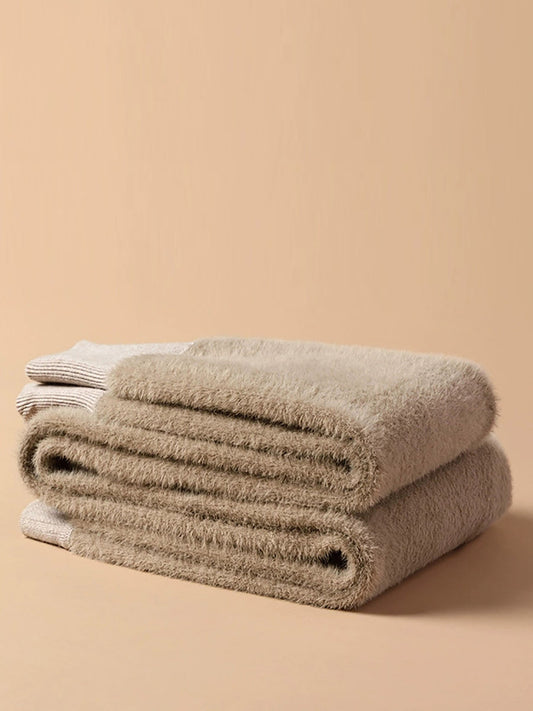 Couple Winter Keep Warm Pure Color Wool Leggings