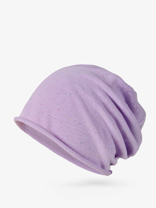 Women Summer Casual Soft Dot Knitted Hat