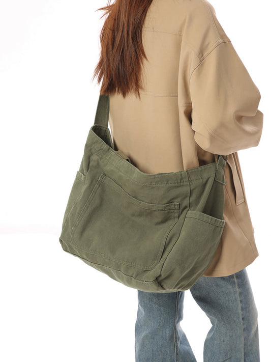 Women Casual Canvas Shoulder Bag Crossbody Bag
