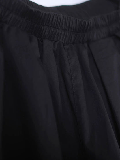 Plus Size Women Spring Casual Pure Color Bloomers