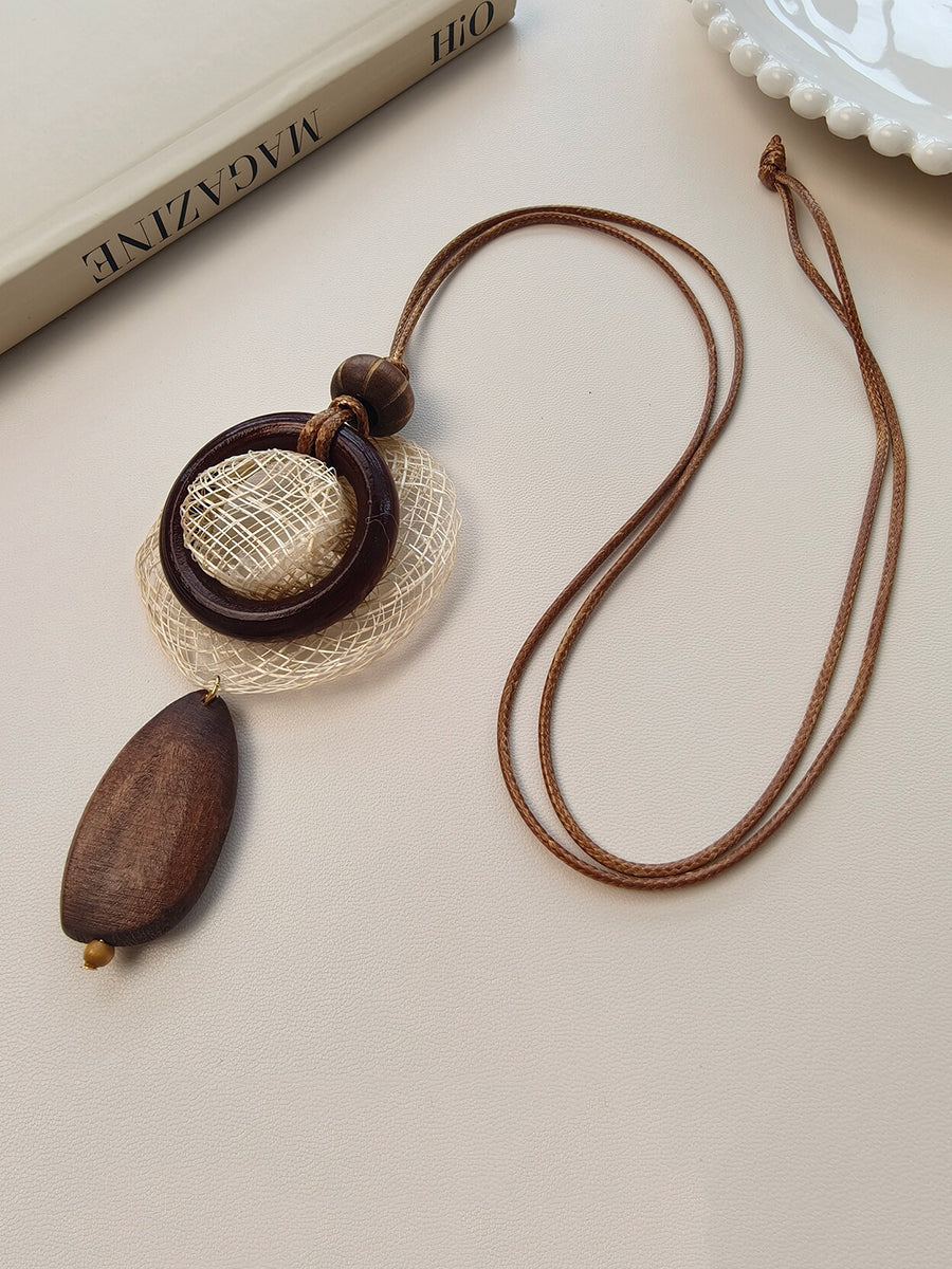 Minimalist Long Pendant Necklace - Chic Vacation Beach Jewelry