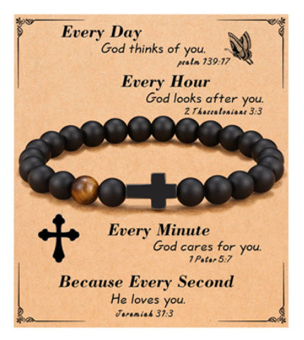For Bracelets Featuring Natural Stone Material In Black Color