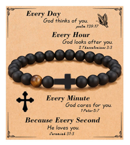 For Bracelets Featuring Natural Stone Material In Black Color