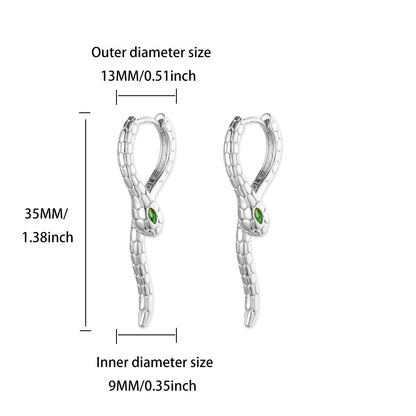 Geometric Waterproof Non Tarnish Earrings For Women, Copper With 18K Real Gold Plated PVD Coating And Zircon Inlay