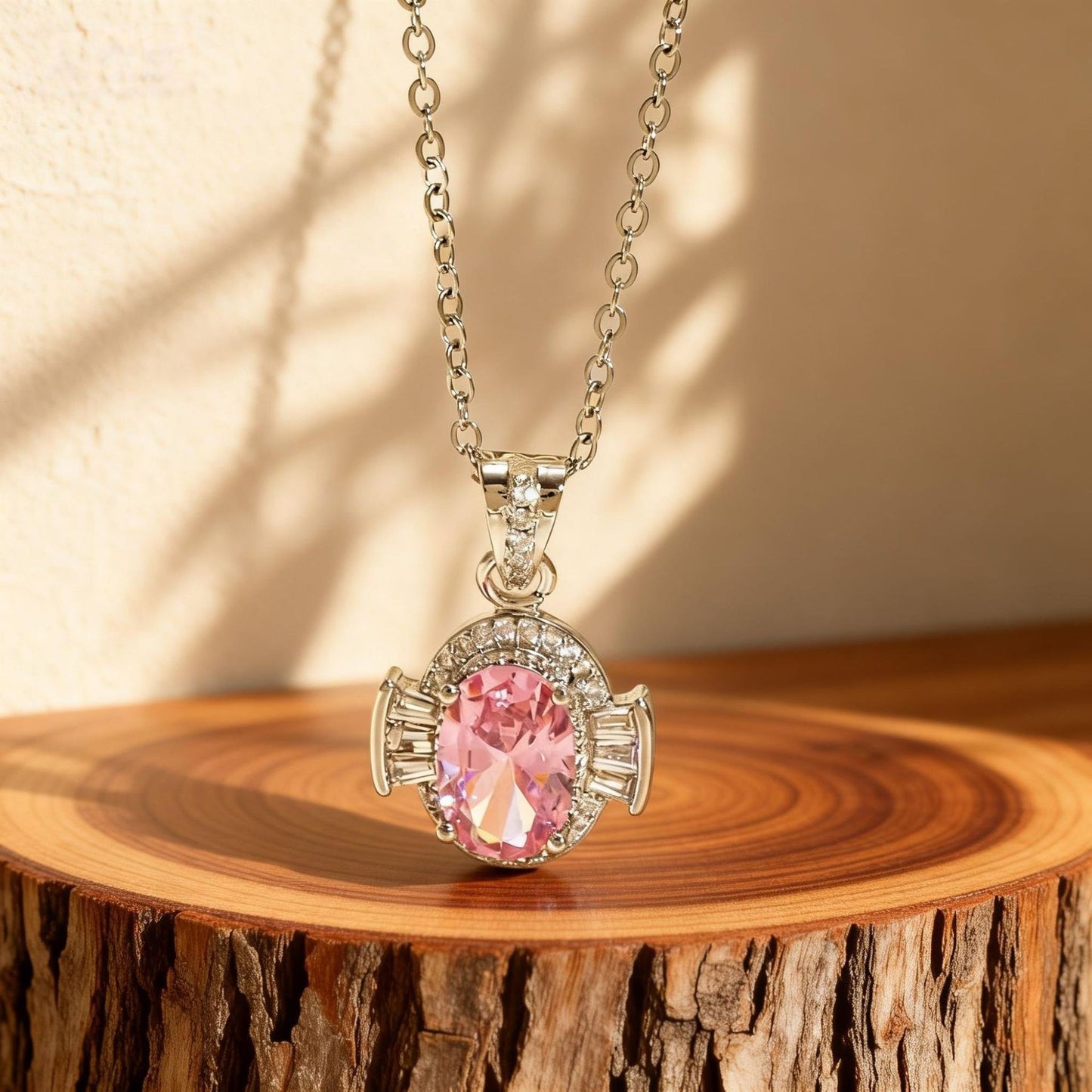 Round Necklace For Elegant Style In Golden Color