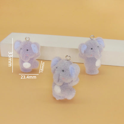 Resin Animal Key Chain Featuring Love Charms, Available In Colour, Perfect For Key Chains Accessories