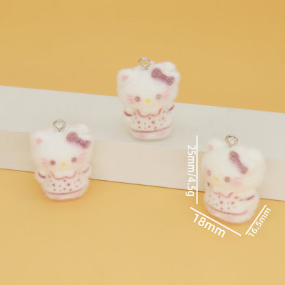Resin Animal Key Chain Featuring Love Charms, Available In Colour, Perfect For Key Chains Accessories