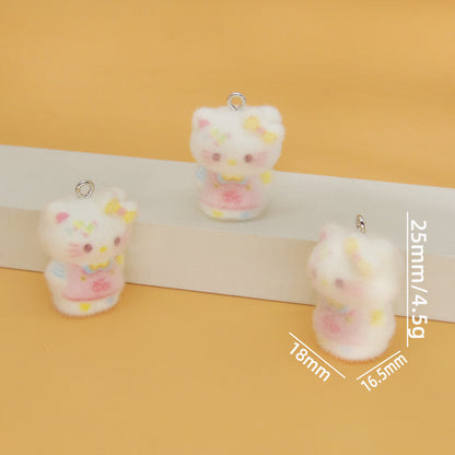 Resin Animal Key Chain Featuring Love Charms, Available In Colour, Perfect For Key Chains Accessories