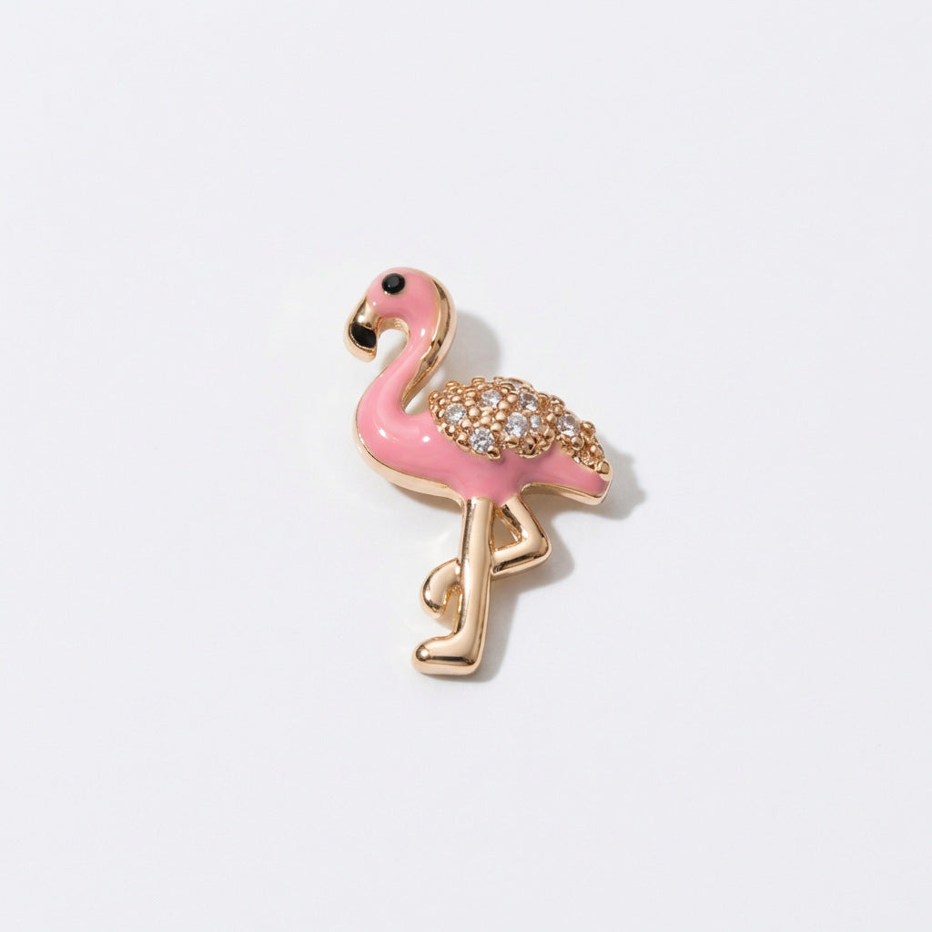 Heart Shape Copper Love Charms Jewelry Accessories Featuring Elegant Design