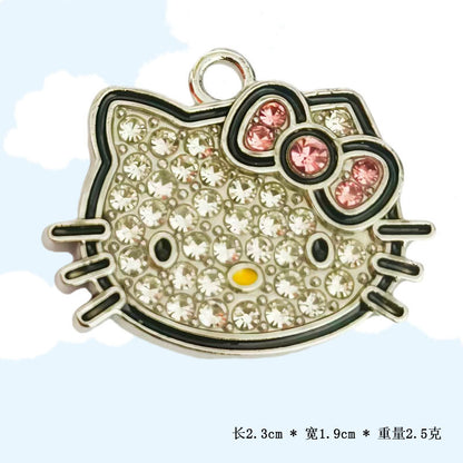 Golden Alloy Notes Love Charms Jewelry Accessories