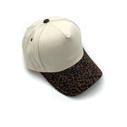 【Model a Beige Tail Buckle】Brown Small Leopard Print