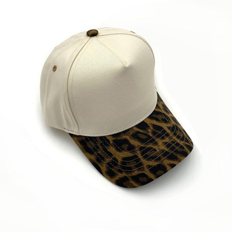 Cotton Baseball Cap With Curved Brim In Khaki, Suitable For Spring & Summer Adults