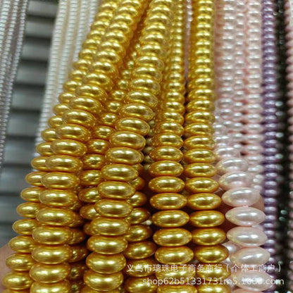 1 Piece Pink Imitation Pearl Beads With Smooth Surface, Perfect For DIY Love Charms Jewelry Accessories