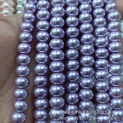 7.5*10mm Style 2 Purple Abacus Beads