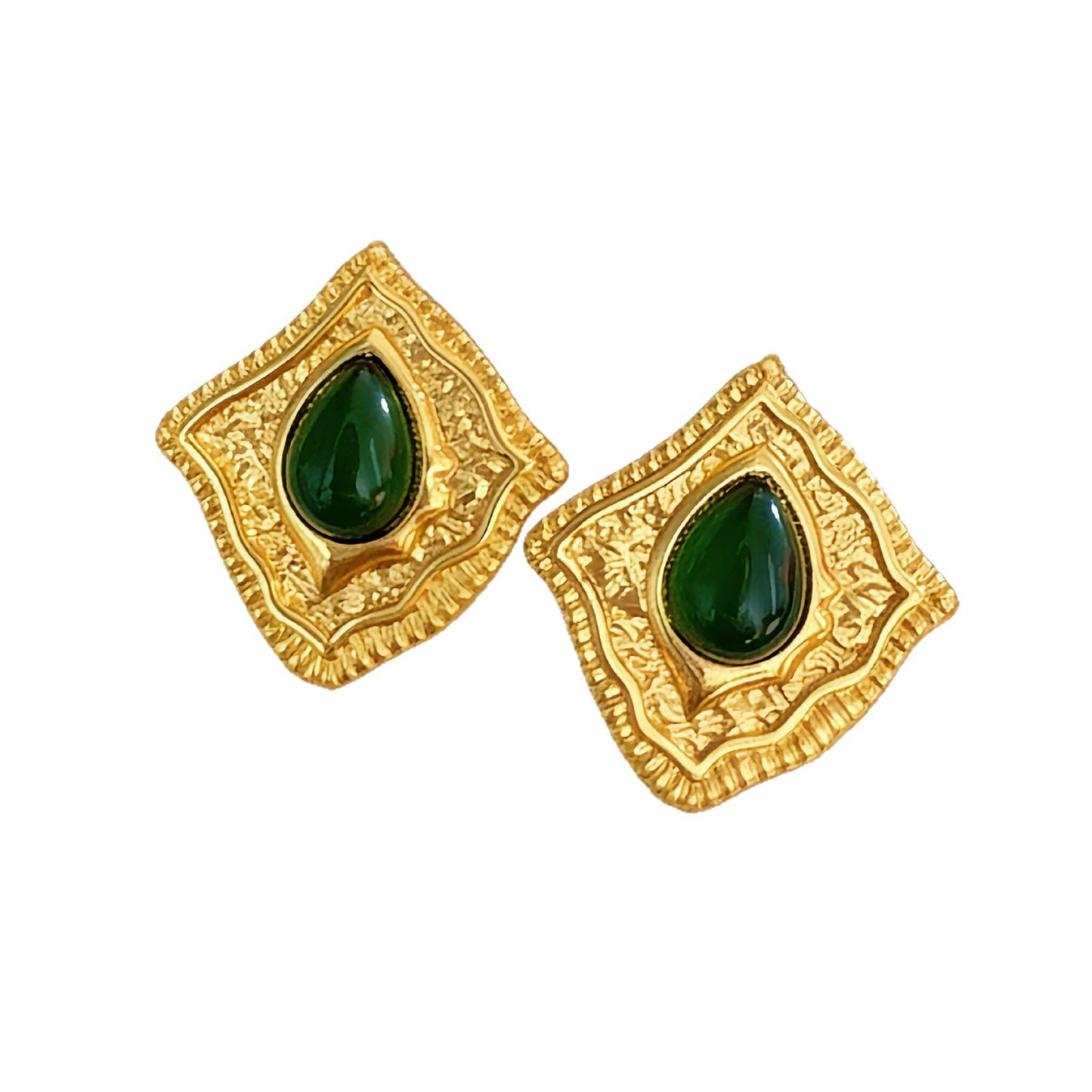 Red Flowers Stud Earrings For Women Featuring 925 Sterling Silver Posts And Maillard Style In Zinc Alloy