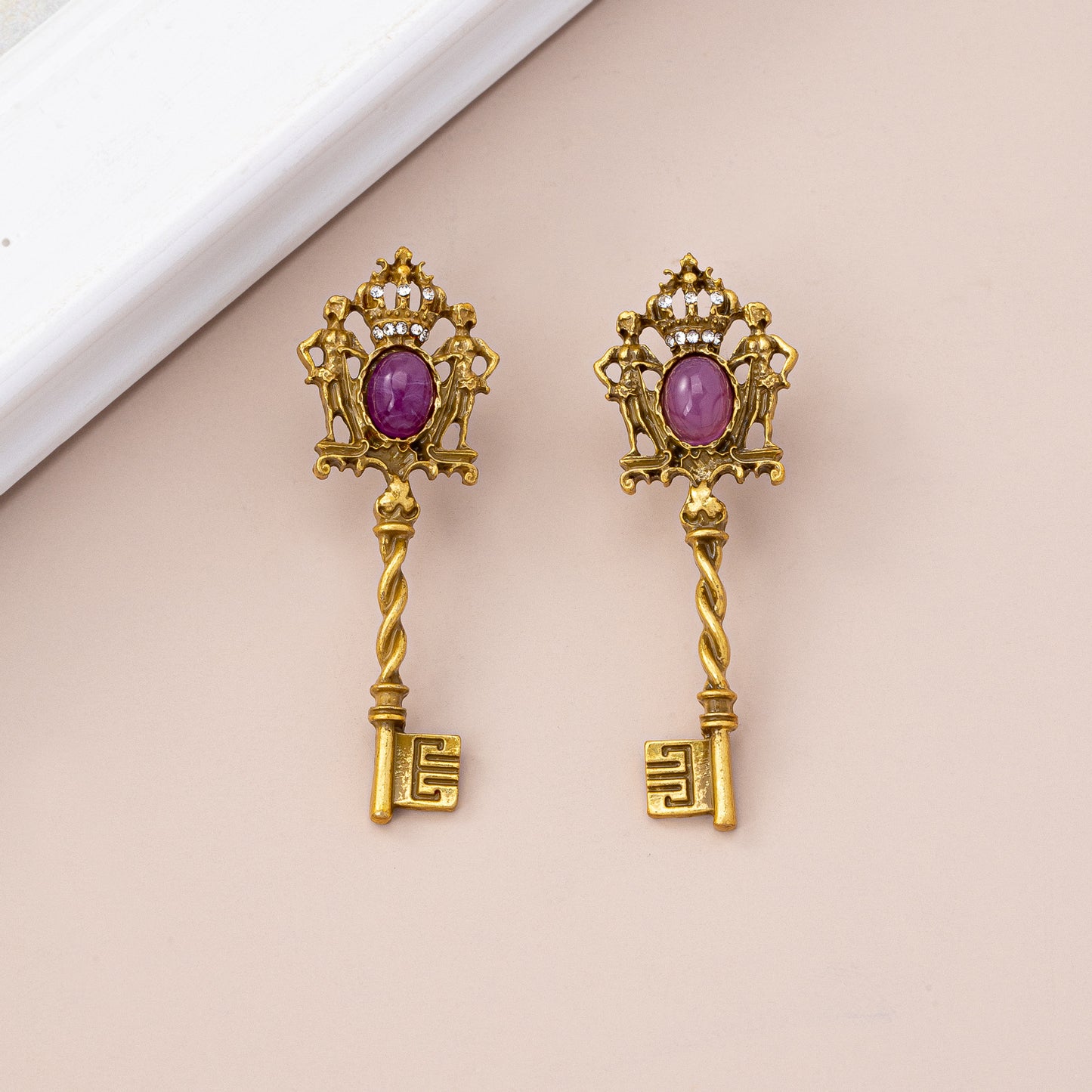 Water Droplets Stud Earrings For Unisex Featuring Ombre Enamel Design With Alloy Posts
