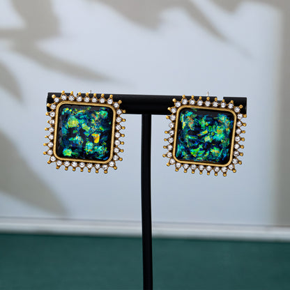 Bow Tie Stud Earrings For Unisex Featuring Zinc Alloy With Crystal Inlay And 925 Sterling Silver Posts In Retro Style