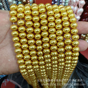 7.5*10mm Style 2 Golden Yellow Abacus Beads
