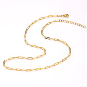 Gold Lobster Clasp Flat Cross 3.3*7.7MM