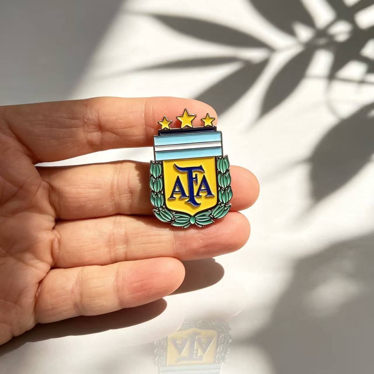 Alloy Brooch Badge Jewelry Accessory Featuring Durable Metal Material