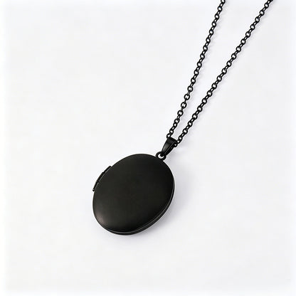 Oval Silver Necklace For Elegant Style And Versatile Wear
