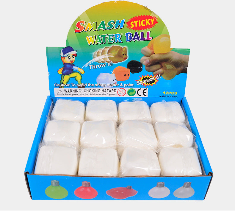 Square Squishy Toy Made Of Soft TPR Material In White, A Unique Novelty Toy For Stress Relief And Fun