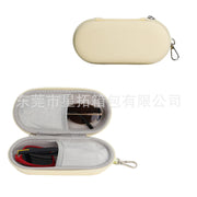 Oval Glasses Case, Off-white, 18*8*5CM