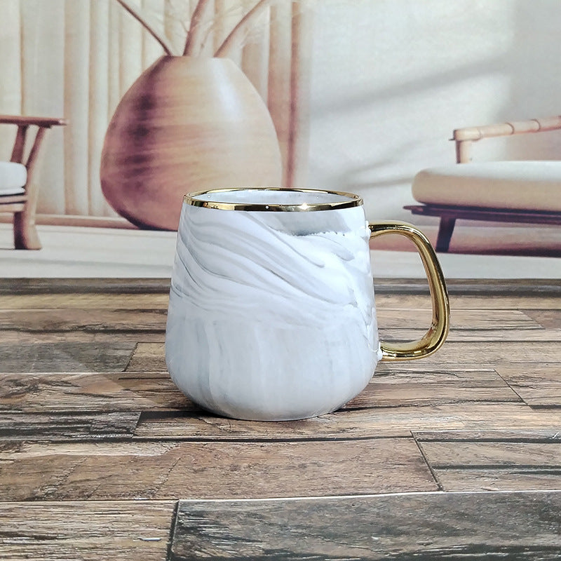 Solid Color Ceramics Cup Featuring Durable Ceramic Material In Classic Design