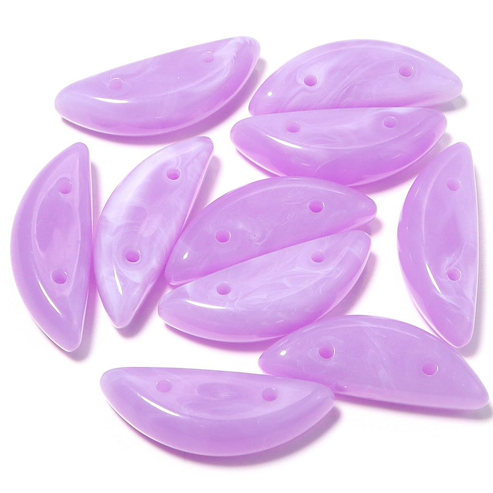 Handmade DIY Gradient Cloud Beads Two-tone Phone Chain Bracelet Wristband Jewelry Accessories Material Irregular Acrylic