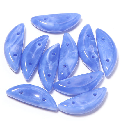 Handmade DIY Gradient Cloud Beads Two-tone Phone Chain Bracelet Wristband Jewelry Accessories Material Irregular Acrylic