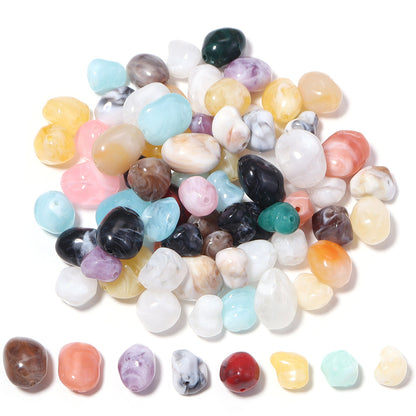 High-Quality Acrylic Gradient Cloud Beads Straight Hole DIY Handmade Earrings Bracelets Necklaces Accessories Jewelry Parts