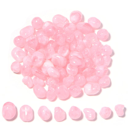 High-Quality Acrylic Gradient Cloud Beads Straight Hole DIY Handmade Earrings Bracelets Necklaces Accessories Jewelry Parts