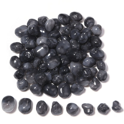 High-Quality Acrylic Gradient Cloud Beads Straight Hole DIY Handmade Earrings Bracelets Necklaces Accessories Jewelry Parts